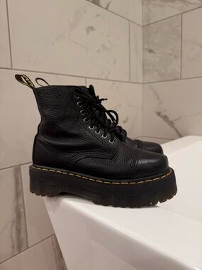Black Platform Dr Marten Sinclair Boots